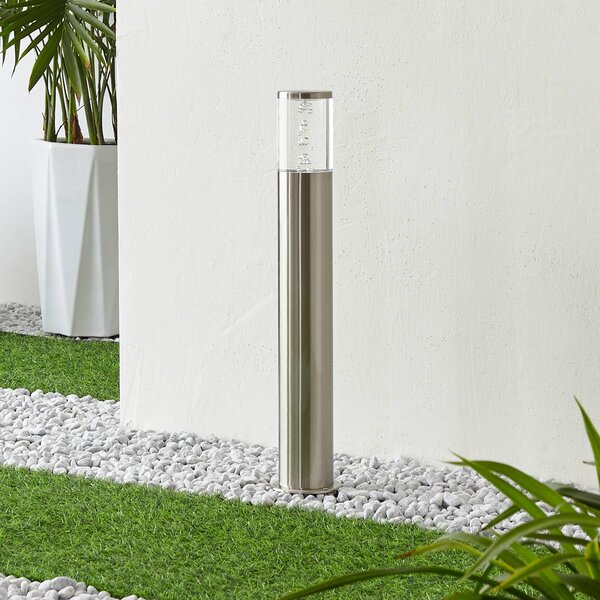 Lampioncino LED Belen, acciaio inox Belen Lindby, Moderno, Lampada LED da esterni