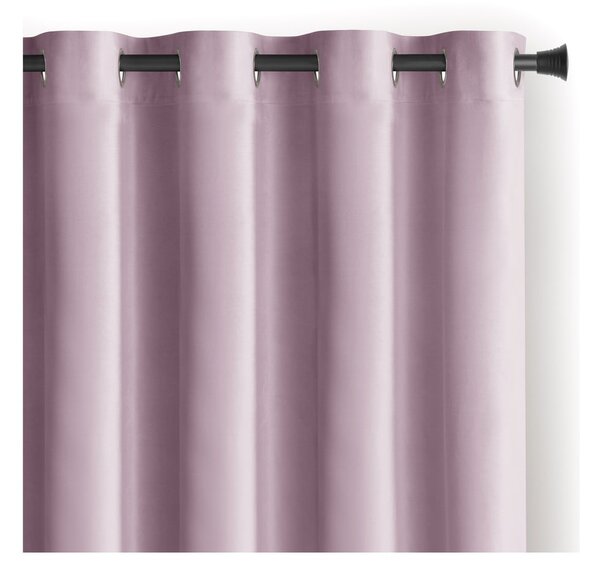 Tenda parzialmente oscurante rosa chiaro in velluto 140x245 cm Eyelets – Restilo