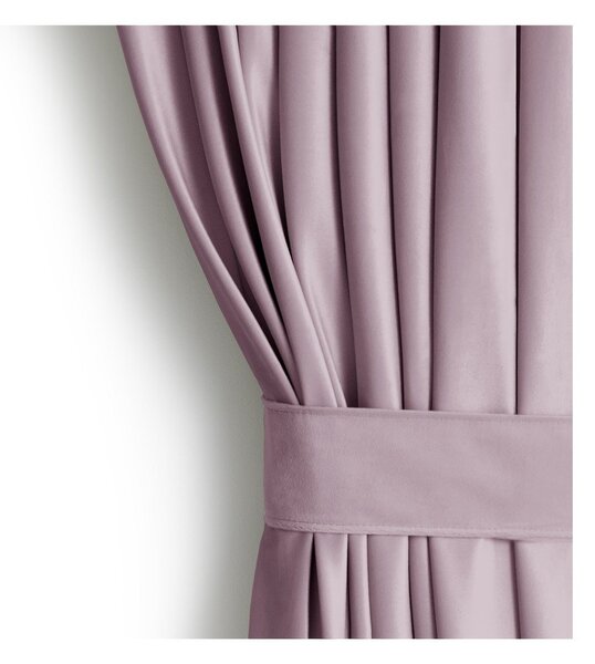 Tenda parzialmente oscurante rosa chiaro in velluto 140x245 cm Eyelets – Restilo