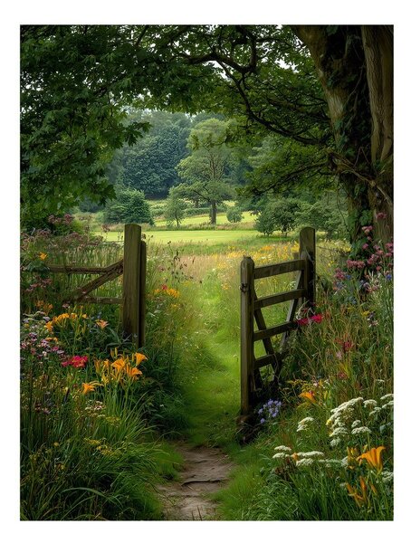 Dipinto 60x80 cm Garden Gate – Styler