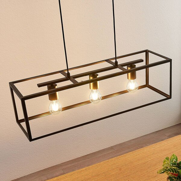 Lampada a sospensione Emily Lindby, dimmerabile, Nero, Cucina, Metallo, Moderno, Lampada a sospensione