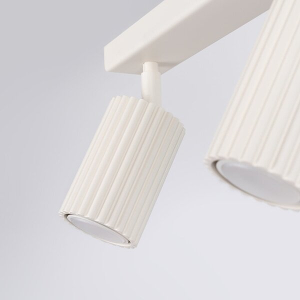 Faretto color crema 6,5x45 cm Gleam – Sollux
