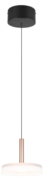 Lampada a sospensione LED CELESTE, tonalità marrone-nero, 10 W, bianco caldo, 1100 lm, vetro, dimensioni: 200 x 22 x 22 cm, IP20, Trio