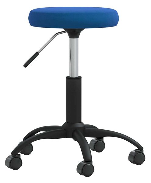 VidaXL Sedia da ufficio girevole in velluto blu
