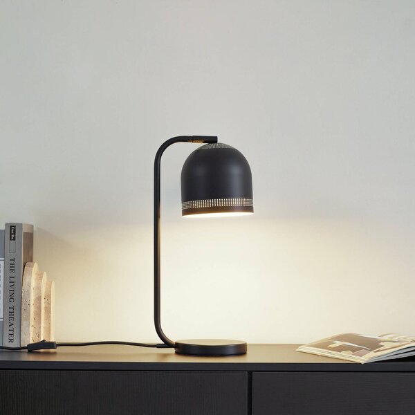Lampada da tavolo Oura NOLA, Nero, Camera da letto, Metallo, Scandinavo, Lampada da tavolo