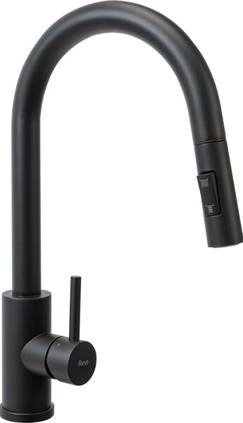 Miscelatore per lavello Fresh nero opaco (REA-B9147)