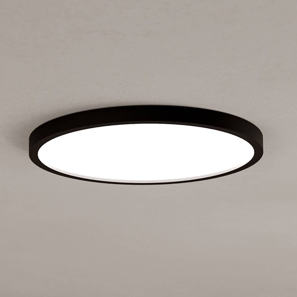 EGLO connect Plafoniera smart Fueva 6-Z, dimmerabile, Nero, Soggiorno / Sala da pranzo, Plastica, Moderno