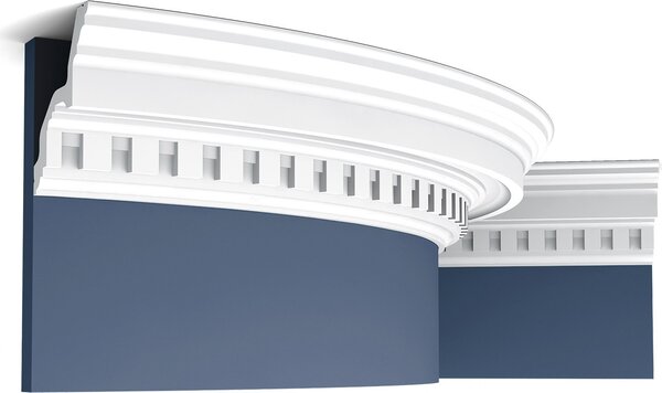 Orac Decor C211F Luxxus Modanatura flessibile per angoli Modanatura per stucchi Modanatura decorativa per profili Decorazione per stucchi Modanatura per soffitti e pareti | 2 metri