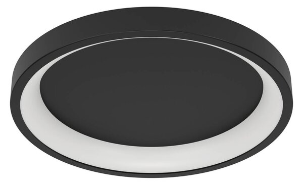 EGLO connect Plafoniera smart Loretello-Z, dimmerabile, Nero, Soggiorno / Sala da pranzo, Metallo, Moderno