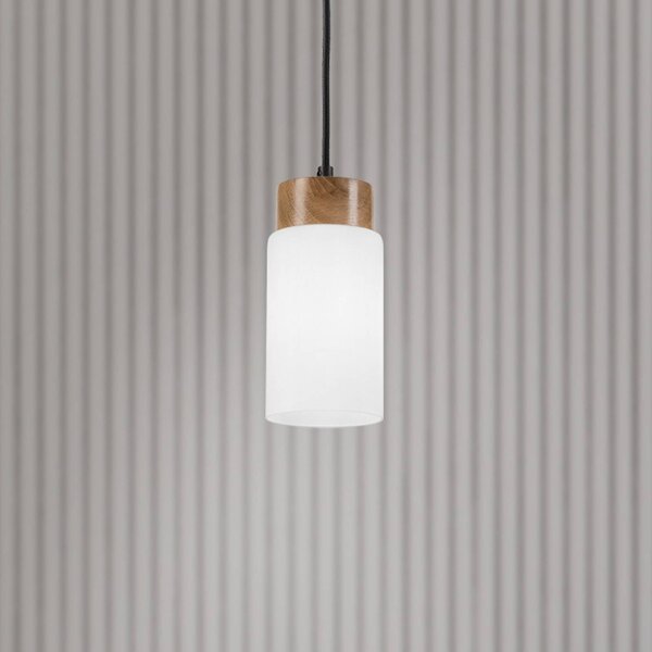 Lampada a sospensione in vetro Markus Lamkur, dimmerabile, Bianco / Opale, Soggiorno / Sala da pranzo, Vetro, Scandinavo, Lampada a sospensione