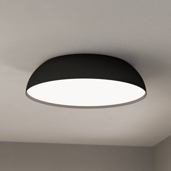 EGLO connect Plafoniera smart Tollos-Z, dimmerabile, Nero, Soggiorno / Sala da pranzo, Alluminio, Moderno