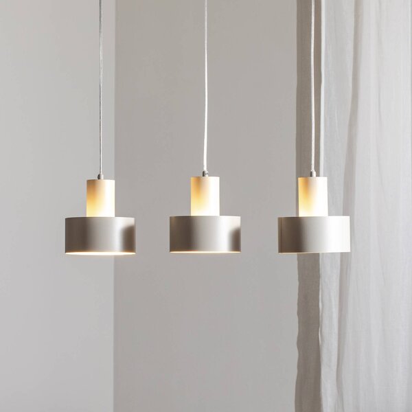 Lampada a sospensione Rif 3 SIGMA, dimmerabile, Crema / Ambra, Soggiorno / Sala da pranzo, Metallo, Moderno, Lampada a sospensione