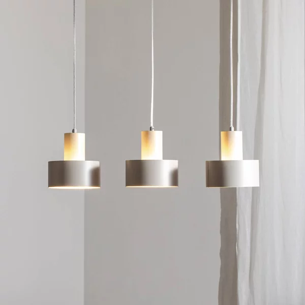 Lampada a sospensione Rif 3 SIGMA, dimmerabile, Crema / Ambra, Soggiorno / Sala da pranzo, Metallo, Moderno, Lampada a sospensione