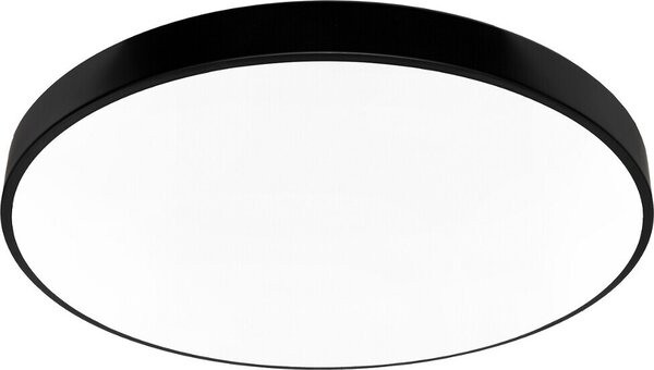 Lampada a soffitto LED, 60W, 60 cm, nera, modello Houston ID-4704, marca Idealed