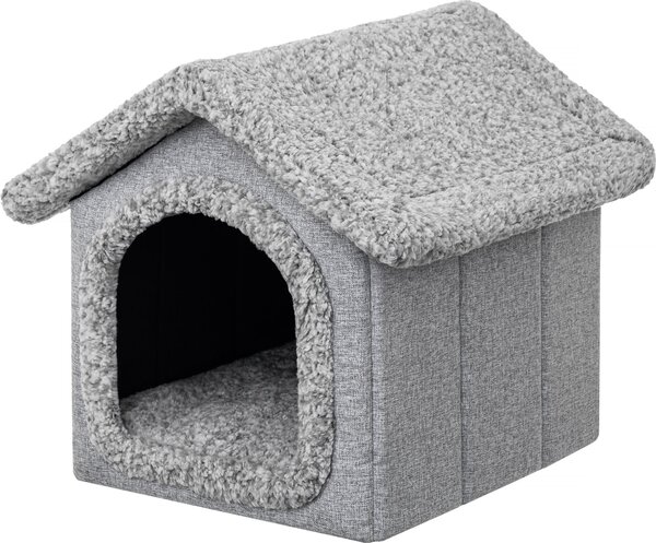 Cuccia per cani Cuccia per gatti Grotta per cani Casa per gatti Grotta Cuscino per cani Cuscino per gatti Cuccia per animali domestici Indoor, dimensioni 3: 46x52x53 cm, grigio