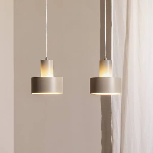 Lampada a sospensione Rif 2 SIGMA, dimmerabile, Crema / Ambra, Soggiorno / Sala da pranzo, Metallo, Moderno, Lampada a sospensione