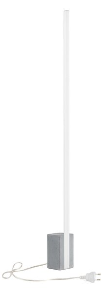 Piantana Moderna Melbourne Cemento E Alluminio Led 20W 4000K