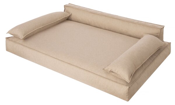 Letto per cani, materasso per animali domestici, letto per gatti, cuscino per cani, cesto per cani, divano per cani, posto letto per cani, ortopedico, mobili, 78x54 cm, beige