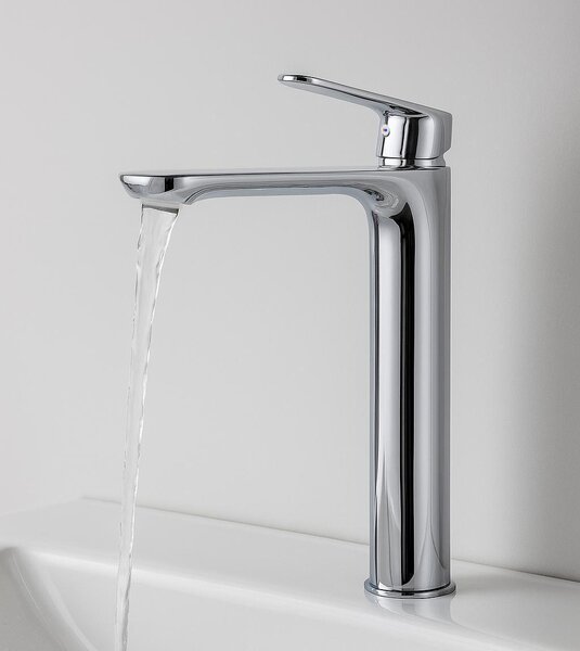 Rubinetto per lavabo Shelby XL - Cromo - Comando singolo