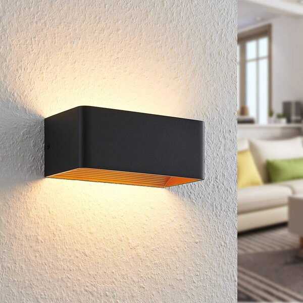 Applique da parete a LED Karam Arcchio, Nero, Soggiorno / Sala da pranzo, Alluminio, Moderno, Applique a LED