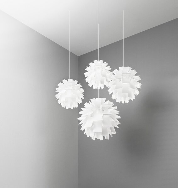 Lampada a sospensione Normann Copenhagen, Bianco, Soggiorno, Plastica