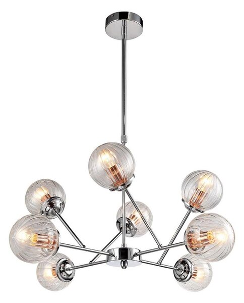 Lampadario a sospensione con supporto rigido BEST 8xE14/40W/230V
