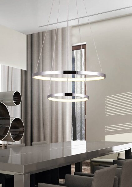 Lampadario LED a sospensione con filo LUNE LED/40W/230V