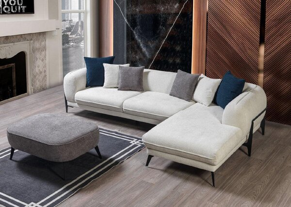 Divano angolare bianco Divano a L Divani da salotto Divani moderni