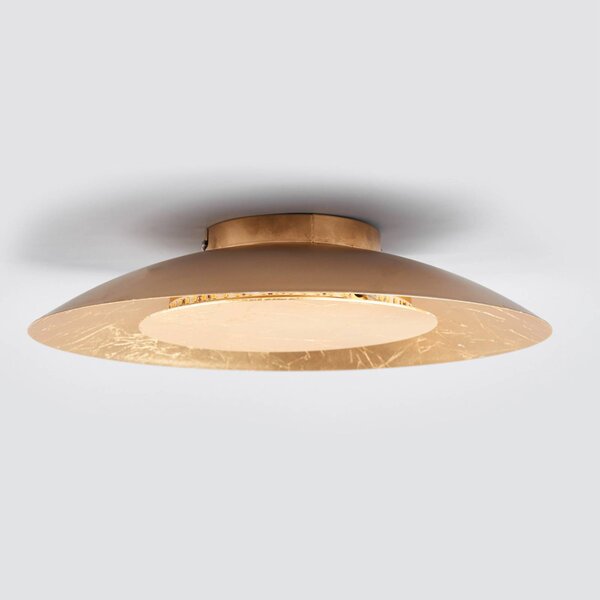 Plafoniera a LED Keti Lindby, Ottone / Oro, Corridoio, Metallo, Moderno, Plafoniera LED