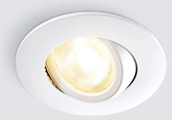 Heitronic Faretto LED da incasso DL8002, orientabile, 38° dimmerabile, Bianco / Opale, Corridoio, Alluminio, Moderno