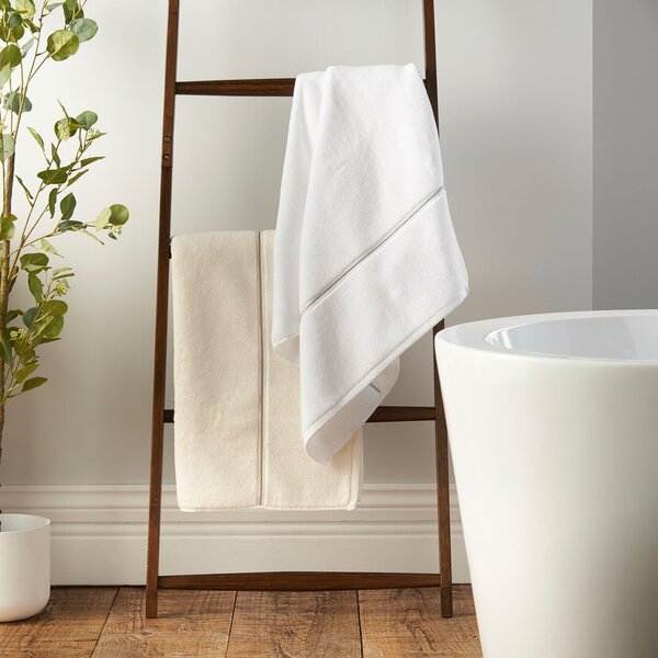 Asciugamano bianco in spugna di cotone 50x85 cm Zero Twist - Bianca