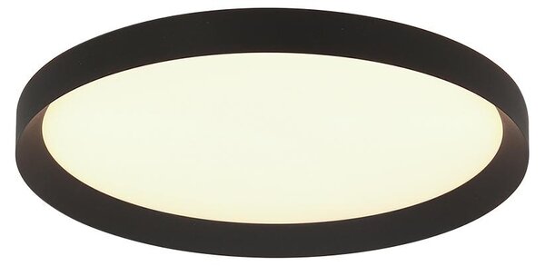 Steinhauer - plafoniera - Flady - nero - metallo - Ø 30cm - LED - 4367ZW