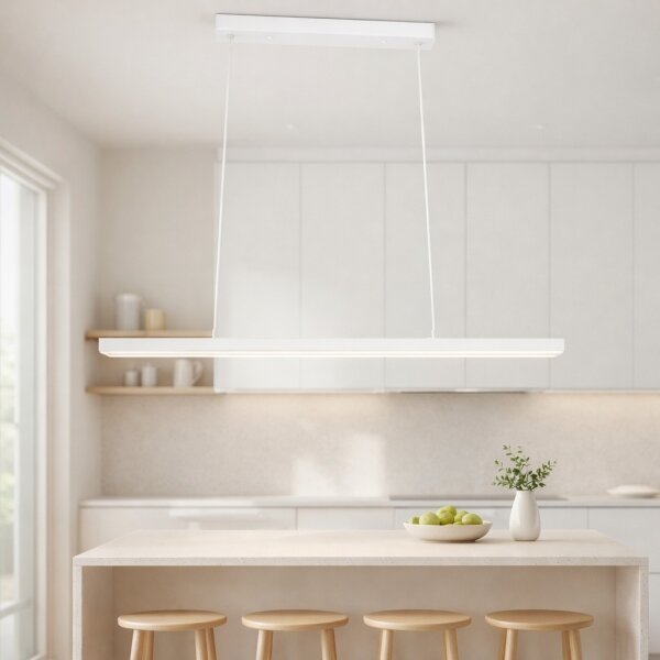 Brilagi - Lampadario LED a sospensione su cavo AXIS LED/30W/230V 120 cm bianco