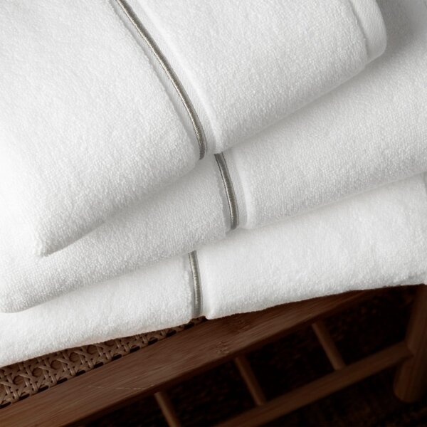Asciugamano bianco in spugna di cotone 50x85 cm Zero Twist - Bianca