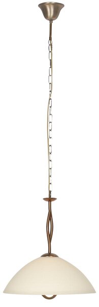 Steinhauer - lampada a sospensione - Anthea - bronzo - vetro - E27 - 4327BR