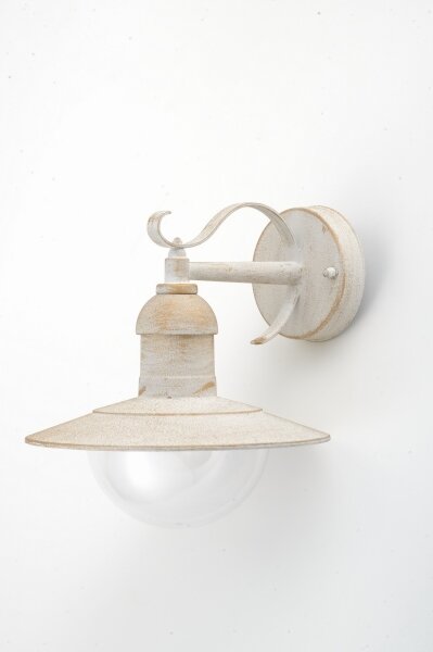 Brilagi - Applique da esterno MOLDE 1xE27/60W/230V IP44 bianco/patina