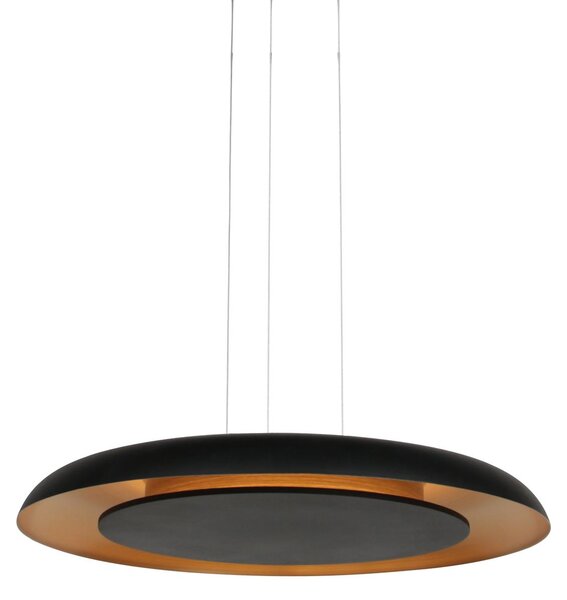Steinhauer - lampada a sospensione - Golden Veil - nero - metallo - Ø 60cm - LED - 4332ZW