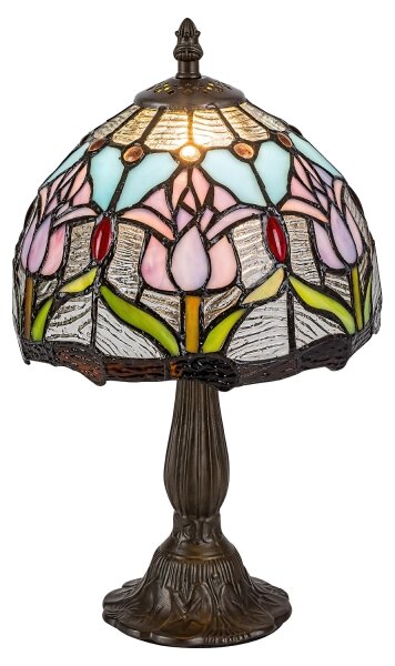 Brilagi - Lampada da tavolo in stile Tiffany LORAS 1xE14/40W/230V