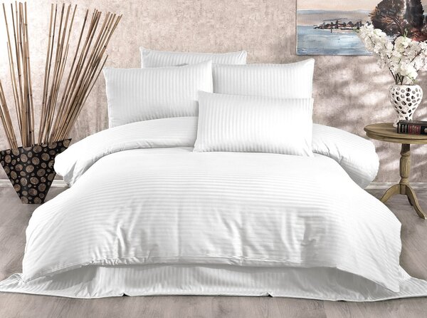 L'Essentiel Linge de Maison, Lilyum - Bianco, set copripiumino king size (FR), 70 % POLIESTERE / 30 % COTONE, bianco, 240 x 220 cm