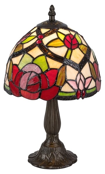 Brilagi - Lampada da tavolo Tiffany in vetro colorato GARLAN 1xE14/40W/230V