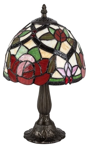 Brilagi - Lampada da tavolo Tiffany in vetro colorato GARLAN 1xE14/40W/230V