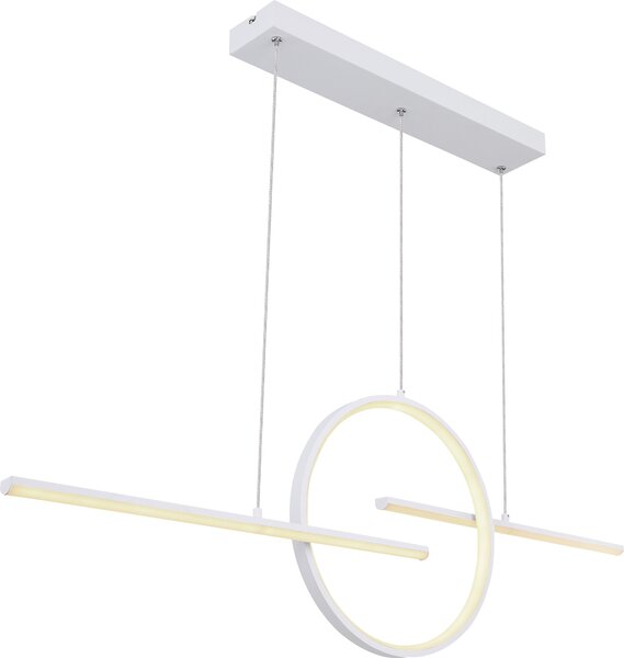 Globo Lighting lampada a sospensione in metallo bianco, LED