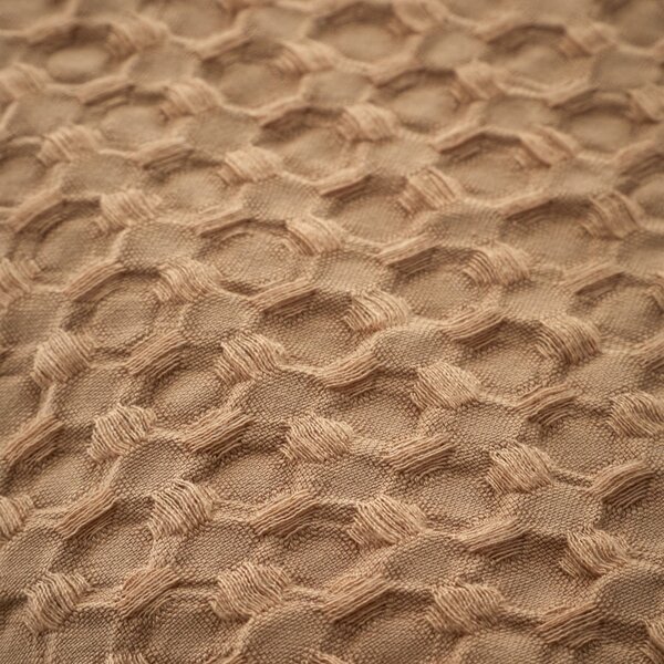 Biancheria da letto marrone per letto singolo 135x200 cm Muscat Waffle – Pineapple Elephant