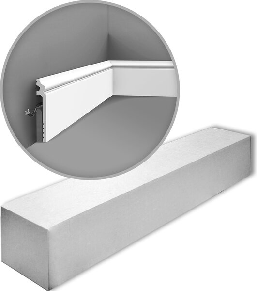 Modanature per pavimenti Orac Decor LUXXUS SX186-box 1 cartone con 16 modanature decorative 32 m