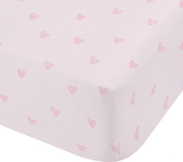 Lenzuolo con angoli per bambini rosa in microfibra per letto singolo/per materassi alti 90x190 cm Soft as a Cloud – Catherine Lansfield