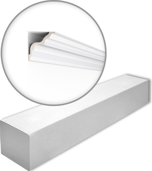 NMC Z24-box ARSTYL Noel Marquet 1 cartone con 16 strisce decorative Cornice per soffitto stile classico colore bianco | 32 m