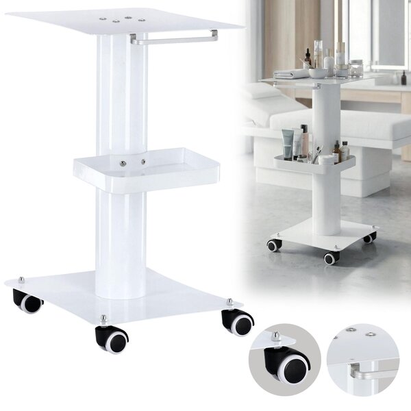 Carrello tavolo per parrucchieri per salone per il dispositivo cosmetico 1005 armadietto universale carrello tavolino su rotelle copia