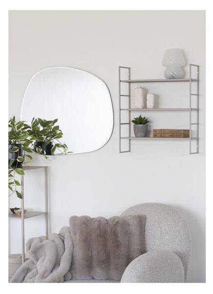 Scaffale grigio chiaro in metallo con ripiani 48 cm Beja - House Nordic