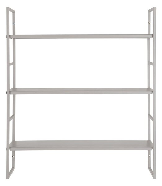 Scaffale grigio chiaro in metallo con ripiani 48 cm Beja - House Nordic