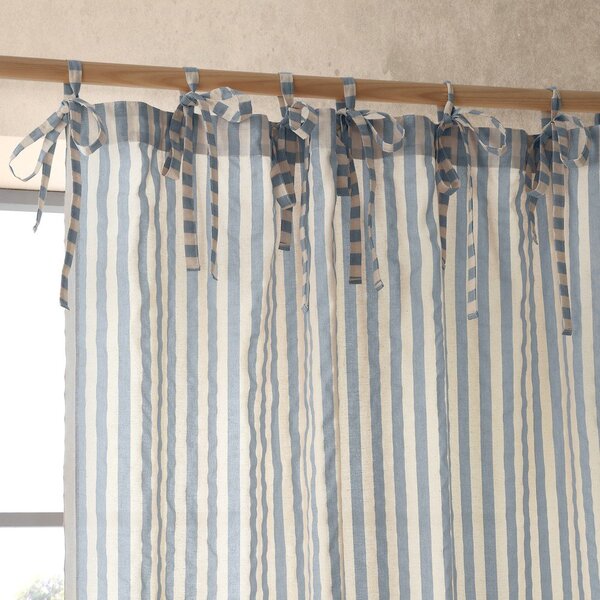 Tenda sottile blu 140x229 cm Zanzibar Stripe – Pineapple Elephant